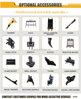 Mini-excavatrice sur chenilles Cat à cabine ouverte, modèle d'occasion Cat301.7, poids opérationnel de 1,7 tonne, tous les accessoires peuvent être installés