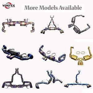 Sistema de Escape Catback Vortex SS304 para Alfa Romeo Giulia Stelvio Quadrifoglio 2.9T con Sistema Valvetronic y Puntas Cuádruples en Negro Mate - Product Image 6