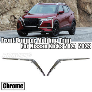 Moldura de Parachoques Delantero para Nissan Kicks 2021 2022 2023, Izquierda y Derecha, Repuesto Cromado, Accesorios para Conductor y Pasajero - Product Image 1