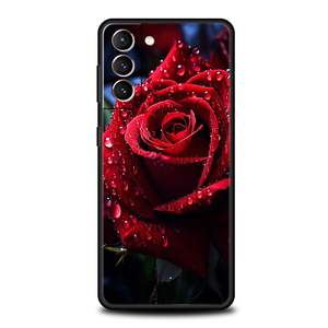 Belle Rose <span class=keywords><strong>Rouge</strong></span> Fleurs Téléphone étui pour <span class=keywords><strong>samsung</strong></span> <span class=keywords><strong>Galaxy</strong></span> S24 S23 S22 S20 Ultra S21 FE 5G S10 S9 Plus S10E S8 Couverture En Silicone Souple - Product Image 5