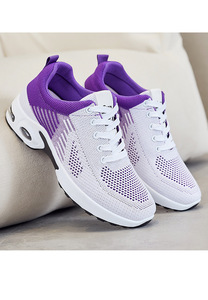 Zapatillas Deportivas de Verano Económicas para Mujer, Transpirables, Ligeras, con Cordones, Estilo Casual, Parte Superior de Tela - Product Image 5