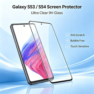 Protection d'écran en verre trempé 9H, couverture intégrale, colle intégrale, résistant aux rayures pour Samsung <span class=keywords><strong>a</strong></span> 54 <span class=keywords><strong>53</strong></span> - Product Image 2