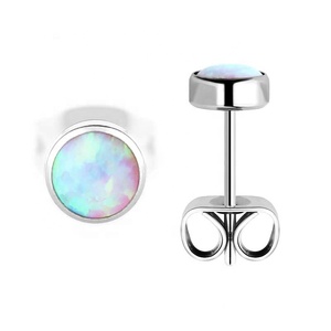 G23 तिवारी ओपल कान की बाली स्टड - Product Image 1