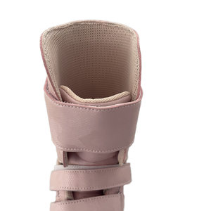 Chaussures orthopédiques correctrices montantes roses pour enfants, respirantes et à coussinets orthopédiques - Product Image 6