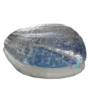 Герметичный прозрачный надувной настенный тент для бассейна, воздушный герметичный навес для надувного бассейна, прозрачная крыша