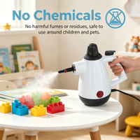 Nettoyeur vapeur multifonction en aluminium avec une puissance de 900-1050W et un réservoir de 350/450ml pour usage commercial et domestique