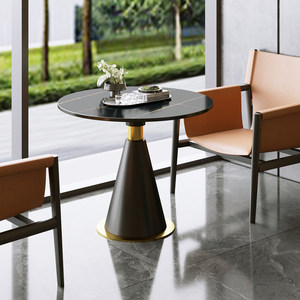 Mesa de <span class=keywords><strong>Centro</strong></span> Moderna de Lujo con Superficie de Roca para Sala de Estar, Muebles para Hotel, Casa de Huéspedes, Salón de Belleza, Cafetería, <span class=keywords><strong>Centro</strong></span> de Recepción - Product Image 1