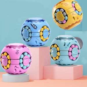 Nuovi cubi creativi di plastica per 3D Puzzle magico fagiolo rotante gioco giroscopico giocattolo età <span class=keywords><strong>5</strong></span> 7 <span class=keywords><strong>anni</strong></span> per lo Stress giocattolo Spinner - Product Image 3