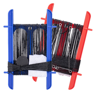 2-Pack Safe Children's Crab Catching Hand Line Bright & <span class=keywords><strong>Fun</strong></span> No Sharp Hooks Vibrant Blue Red pour la pêche en lac - Product Image 1