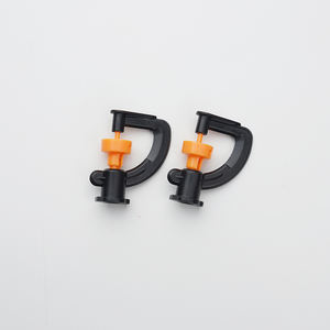 Venta al por mayor de fábrica: Microaspersor agrícola de PVC giratorio 360 grados de alta calidad, con tapón de suelo, diámetro de 13-21 cm y 80 cm de altura. - Product Image 3