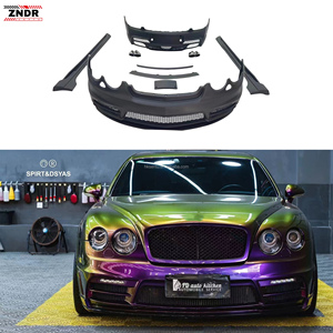 Kit carrosserie amélioré modèle WD pour Bentley Flying Spur, pare-chocs avant et arrière, jupes latérales et diffuseur arrière - Product Image 1