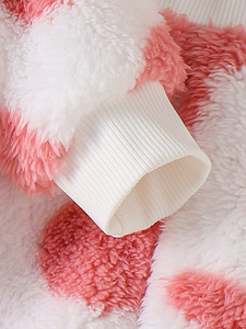 เสื้อผ้าเด็กฤดูใบไม้ผลิฤดูใบไม้ร่วงชุดเสื้อสเวตเตอร์และกางเกงลายหัวใจสำหรับเด็กผู้หญิง 0-3T - Product Image 4