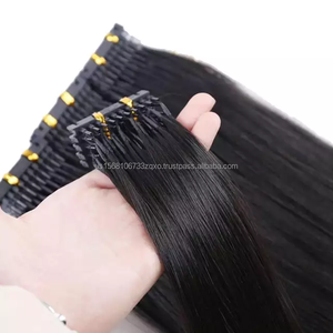 ผมต่อแบบ Double Drawn Virgin Remy 6D คุณภาพสูง เรียงเกล็ดผม สำหรับร้านเสริมสวยมืออาชีพ - Product Image 2