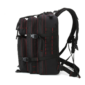 <span class=keywords><strong>LHI</strong></span> Mochila_Tactica impermeable Oxford 45L negro de gran capacidad de viaje deporte mochila senderismo mochila táctica bolsa - Product Image 4