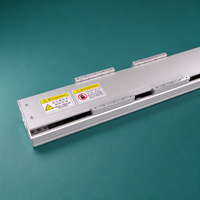 KHMOS Vis à billes standard avec guide linéaire 0,05 mm 1500 mm, ensemble complet moteur, haute précision, aluminium, pour gravure CNC
