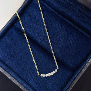 Elegante Colgante/Amuleto de Diamante Cultivado en Laboratorio para Mujer, Joyería en Oro, Oro Rosa, Oro Blanco, Plata, Estilo Hip Hop, Chapado en Rodio Premium - Product Image 6