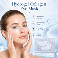 Masque pour les yeux en hydrogel personnalisé, patchs pour les yeux en hydrogel pour les cernes et les poches sous les yeux