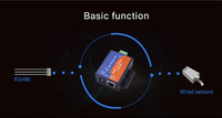 Nouveau convertisseur de port série Modbus RS485 vers Wi-Fi, serveur DC 12V USR-TCP232-304, transmission de données, DHCP/DNS pris en charge