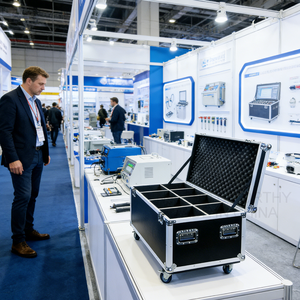 Çin üretici Ningbo fabrika özel büyük boyut dayanıklı alüminyum uçuş seyahat taşıma çantası ile tekerlekler - Product Image 4