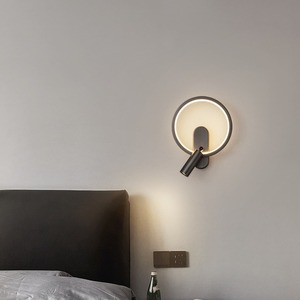 All-Copper Minimalist Design Wall Lamp for Bedroom Living Room Luxury Rechargeable <b>Wire</b>-Free Accent <b>Light</b> Rotating Reading - Product Image 4