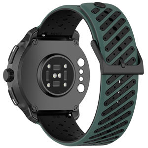 Bracelet de <span class=keywords><strong>montre</strong></span> en silicone respirant et imperméable de style officiel pour <span class=keywords><strong>SUUNTO</strong></span> RACE2 22 mm - Product Image 3