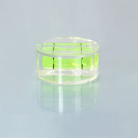 YJ-HG142234 YIJIATOOLS Mini niveau à bulle en ABS pour cadre photo, haute précision 0,03% -20°C~80°C DIA22*14*34MM Conforme ROHS