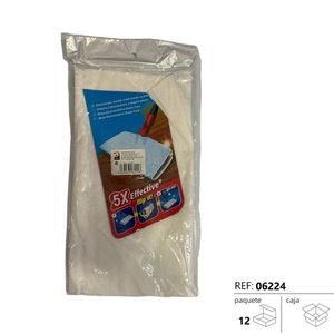 Effective Mop Cloths 12 Pack White Microfiber Cleaning Towels - Product Image 1