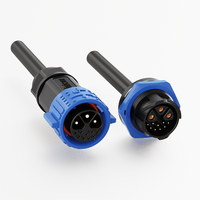 Connecteur Combo Alimentation et Signal M25 3+9 Broches 12AWG 24AWG IP67 Autoverrouillant Mâle-Femelle pour Usage Industriel