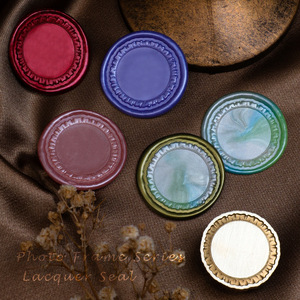 Meilleur <span class=keywords><strong>prix</strong></span> série de cadres photo rétro de style européen cadre photo en forme spéciale tête de <span class=keywords><strong>timbre</strong></span> de sceau de cire - Product Image 2