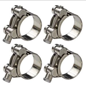 YPH Abrazaderas de Manguera Tipo T-Bolt de Acero Inoxidable para Tubería Ajustable Tipo Americano, de Alta Resistencia para Uso Industrial en Mangueras Flexibles - Product Image 1