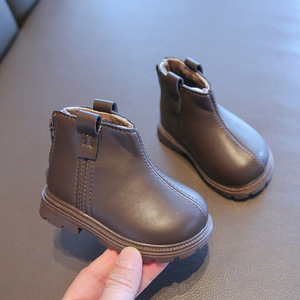 Bottes courtes décontractées pour bébé fille, mode enfant, antidérapantes, épaisses et chaudes pour l'automne et l'hiver - Product Image 3