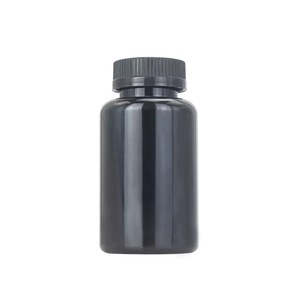 <span class=keywords><strong>Contenitore</strong></span> in Plastica PET da 80ml ~200ml, Bottiglia Nera Lucida per Pillole, <span class=keywords><strong>Contenitore</strong></span> per Medicinali, Mangime per Pesci e Granuli - Product Image 2