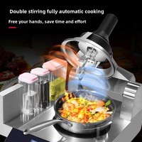 Cuisinière à wok entièrement automatique Saimikong, commande vocale AI, écran tactile, technologie d'induction intelligente