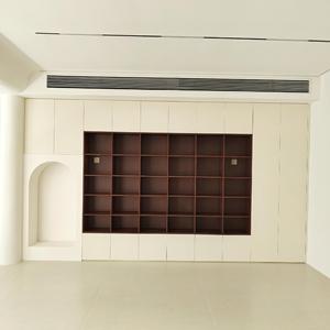 Libreria Moderna Multistrato in Legno Bianco con Design ad Arco Personalizzato, Armadio Portaoggetti all'Ingrosso - Product Image 3