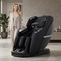 Système de fauteuil de massage intelligent avec haut-parleurs Bluetooth et design compact, style urbain, soulagement du stress