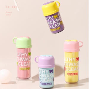 Étui de rangement portable Tedemei pour brosse à dents et gobelet de bain de bouche avec couvercle pour les soins bucco-dentaires en déplacement - Product Image 5