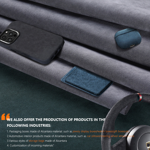 <span class=keywords><strong>Precio</strong></span> barato, peso ligero, personalizado, impermeable, fundas para teléfonos móviles y fundas para IPIhone13/14/15/16/17 Alcantara - Product Image 5