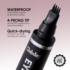 <span class=keywords><strong>Crayon</strong></span> à <span class=keywords><strong>sourcils</strong></span> liquide imperméable longue durée à quatre <span class=keywords><strong>pointes</strong></span>, <span class=keywords><strong>crayon</strong></span> à <span class=keywords><strong>sourcils</strong></span> à quatre branches, <span class=keywords><strong>crayon</strong></span> à <span class=keywords><strong>sourcils</strong></span> liquide brun - Product Image 3