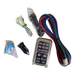 สำหรับ X5 400W สัญญาณกันขโมยรถยนต์ ชุดหลัก 12V ระบบควบคุมการจุดระเบิด รีโมทไร้สาย สีทอง - Product Image 3