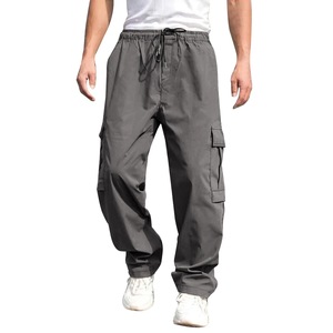 All'ingrosso da uomo padelle <span class=keywords><strong>Cargo</strong></span> Multi tasche pantaloni lunghi Outdoor allenamento kaki tuta Fitness pantaloni <span class=keywords><strong>Cargo</strong></span> uomo - Product Image 5