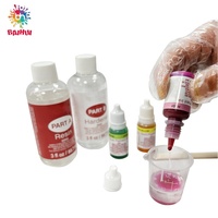 Ensemble de 12 couleurs de teinture liquide en résine époxy plastique, pigment pour bricolage, fabrication artisanale, concentré de couleur, fournitures artistiques, encre colorante non toxique