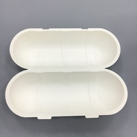 Scatola in Fibra Modellata Riciclabile con Design Personalizzato Gratuito, Confezione per Set Skincare, Scatola in Fibra Modellata a Conchiglia