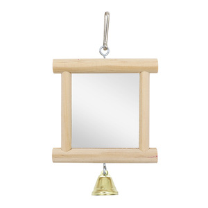 Giocattoli Divertenti a Specchio per <span class=keywords><strong>Uccelli</strong></span>, Giocattoli Fantasiosi <span class=keywords><strong>da</strong></span> Arrampicata e Appoggio, Adatti per Pappagalli, Piccioni, in Pino e Acrilico, Giocattoli per Animali Domestici - Product Image 1