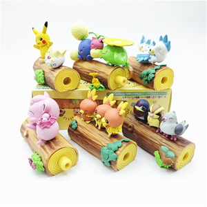 Gran oferta de estatuilla de Manga Poke Tree Stump Forest Gengar Jigglypuff <span class=keywords><strong>Ivysaur</strong></span> Cyndaquil Charmander PVC figura de Anime - Product Image 4