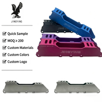 Chaussures de patinage en ligne de course CNC en alliage d'aluminium de haute qualité, très vendues, avec cadre 5 trous 4x90/3x110mm pour roues de patinage