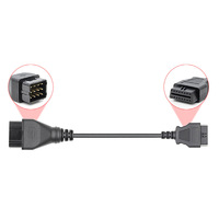 Pour Renault camion 12 broches à 16Pin OBD2 connecteur ABS lecteur de Code en plastique et analyseur de moteur pour voitures et véhicules 1 an de garantie