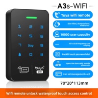 Lector de Tarjetas RFID de Proximidad de Doble Frecuencia 125khz + 13.56Mhz con Teclado para Control de Acceso por Código, Resistente al Agua IP67 para Exteriores, Compatible con Wifi Tuya