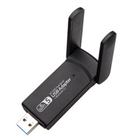 Adaptateur USB Wi-Fi double bande 2-en-1 BT4.2, carte réseau USB sans fil Wi-Fi 5 1300M
