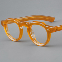 Lunettes en Acétate Style Rétro Européen et Américain, Modèle 8013, Monture Directe Usine, Forme Visage Diamant, Verres de Prescription, Vente en Gros, En Stock