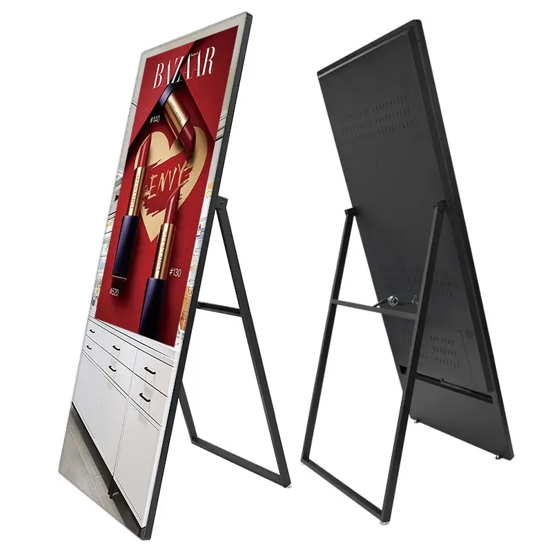 Floor Standing Vertical Interactive Digital Signage Lcd Tv Touch Screens Advertising Display For Advertising